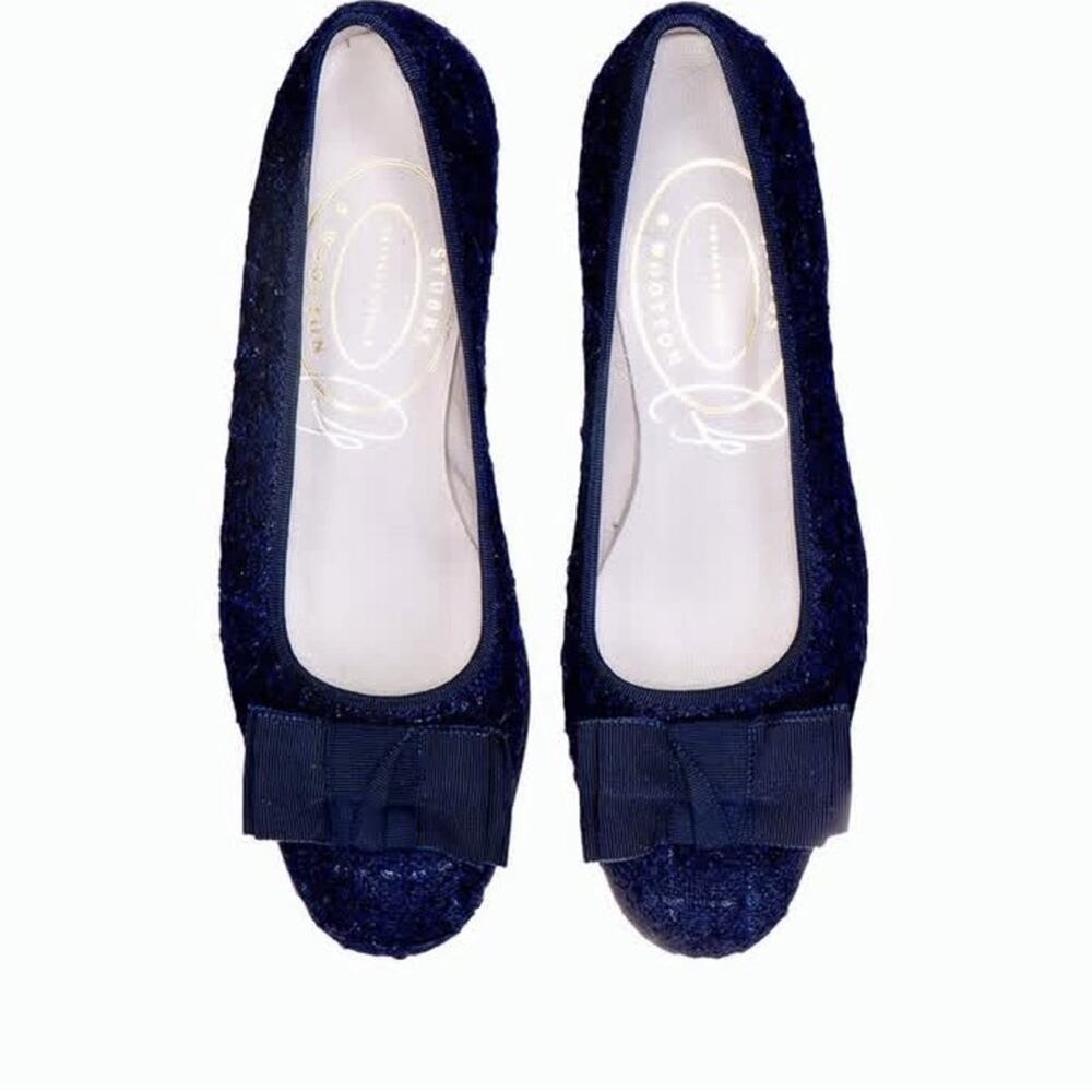 NEW Stubbs & Wootton Navy Tweed Opera Slippers